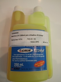 barvivo UV 250ml pro chladivo R1234yf 99.603