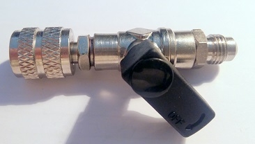 ventil kulový uzavírací 1/4"x1/4"  TECNO