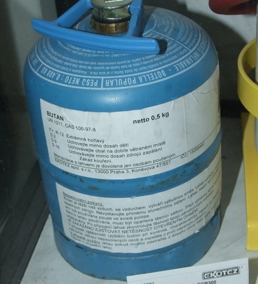 propan - tlaková lahev vč. náplně 2,8kg k FGR750+FGR1000