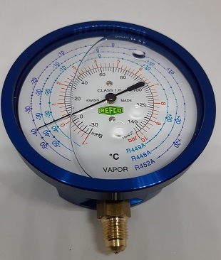 manometr nízkotlaký R5-220-DS-R448A-1/4" SAE" (R448A,449,452A)