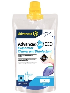 čistič  výparníků + desinfekce gel AdvancedGel ECD