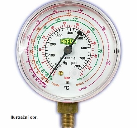 manometr nízkotlaký  M2-250-DS-R134a