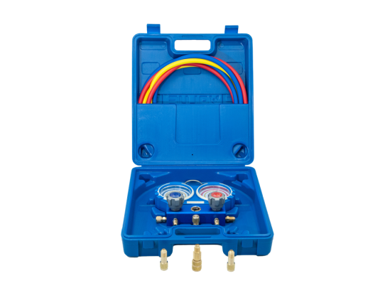 rozvaděč plnící 2.vent. R600A. R290 VMG-2-R600B vč.  hadic a kufru