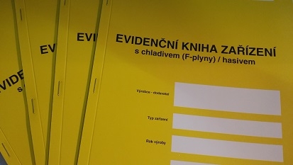 kniha revizní evidenční k chl.zařízení - nová legislativa GWP!