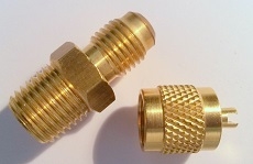 redukce 1/4"SAE x 1/4"NPT CT-627-04x04