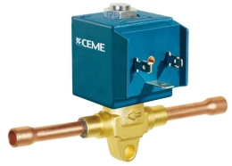 ventil elmag 6mm pájecí (komplet ventil, cívka, patice) 6806 CEME