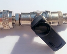 ventil kulový uzavírací 1/4"x1/4"  TECNO